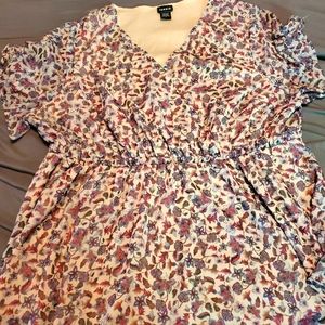 Torrid Floral Babydoll top
